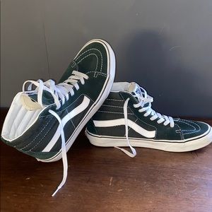 Vans - high tops - dark green
